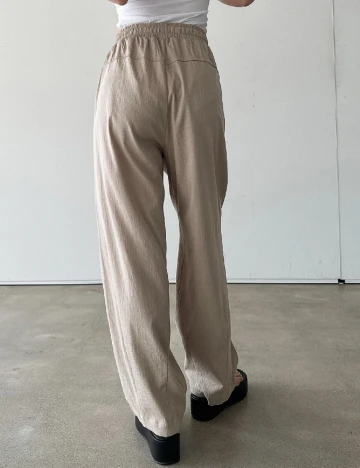 Pantaloni Dazy, crem