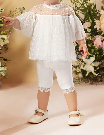 Compleu Shein Kids, alb