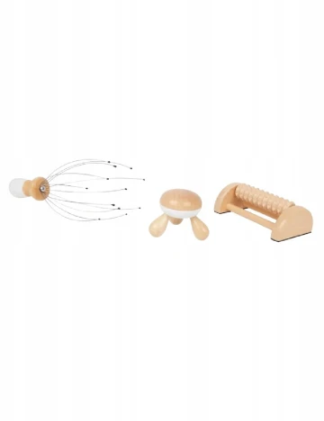 Set accesorii masaj Beauty Star, maro