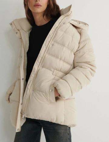 Geaca Reserved, crem