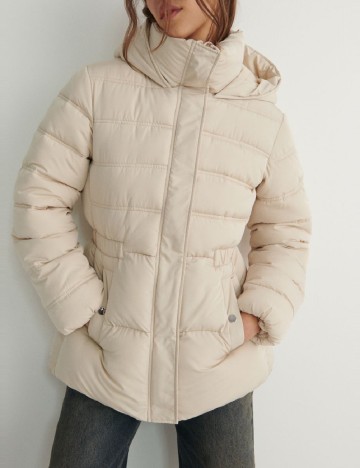 Geaca Reserved, crem