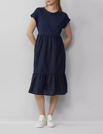 Rochie medie s.Oliver, bleumarin inchis