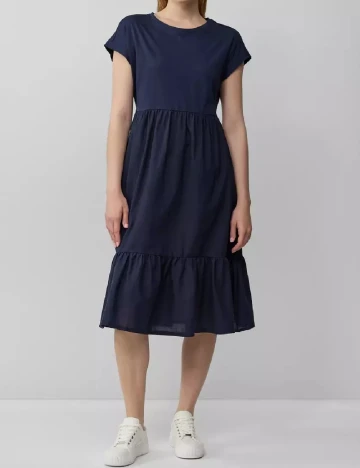 Rochie medie s.Oliver, bleumarin inchis