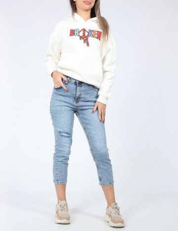 
						Blugi SHEIN, albastru