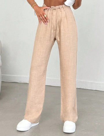 Pantaloni SHEIN, crem