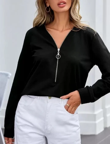 Bluza SHEIN, negru
