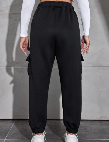 Pantaloni SHEIN CURVE, negru