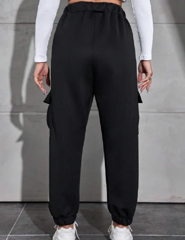 Pantaloni SHEIN CURVE, negru