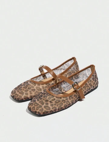 Balerini SHEIN, animal print