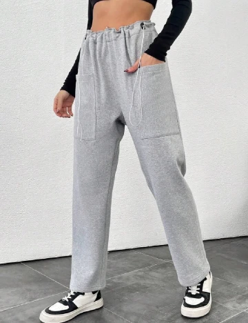 Pantaloni SHEIN, gri