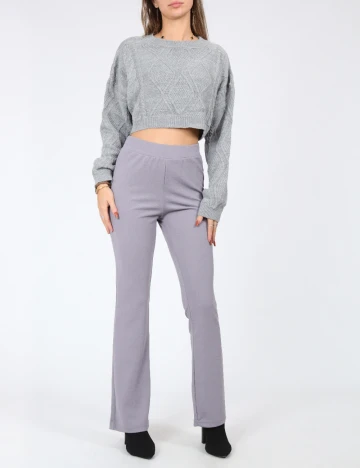 Bluza SHEIN, gri deschis