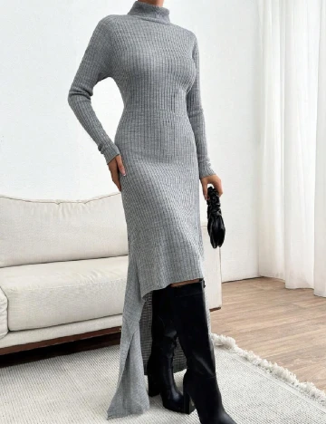 Rochie lunga SHEIN, gri