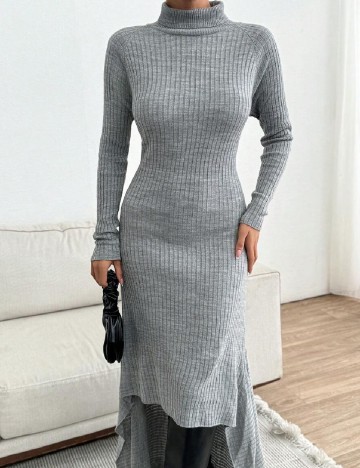 Rochie lunga SHEIN, gri