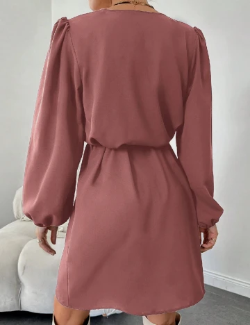 Rochie scurta SHEIN, roz pudra