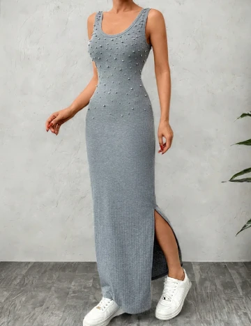 Rochie lunga SHEIN, gri