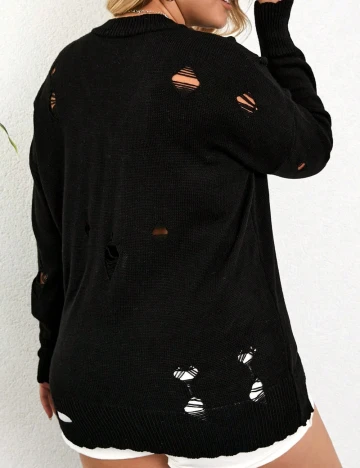 Bluza SHEIN CURVE, negru