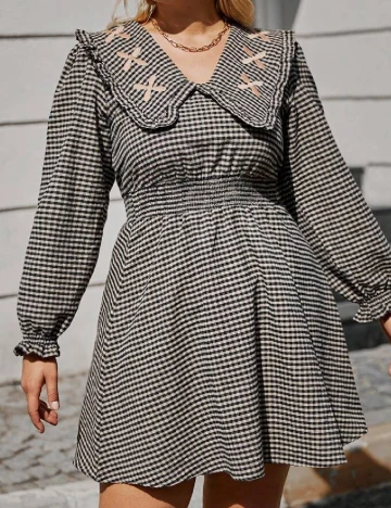 Rochie scurta SHEIN, maro