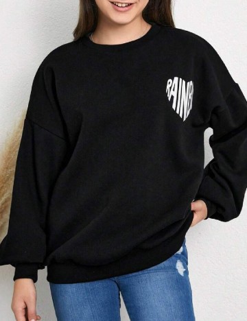 
						Bluza Shein Kids, negru