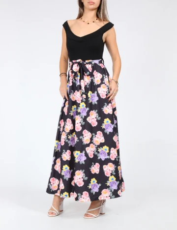 Rochie lunga SHEIN, floral print