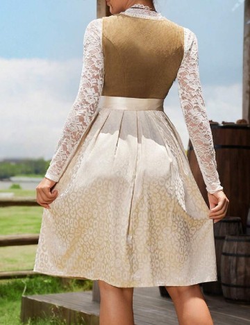 Rochie scurta SHEIN, crem