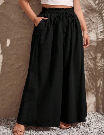 Pantaloni SHEIN CURVE, negru