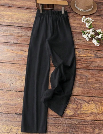 Pantaloni SHEIN, negru