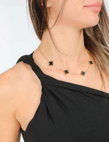 Set topuri 2 bucati SHEIN, alb/negru