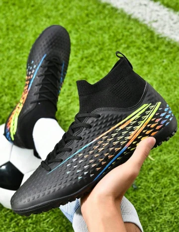 Ghete de fotbal SHEIN, negru