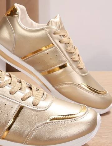 Adidasi SHEIN, auriu