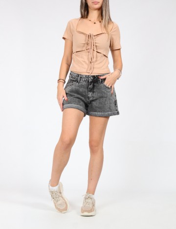 Pantaloni scurti SHEIN, gri