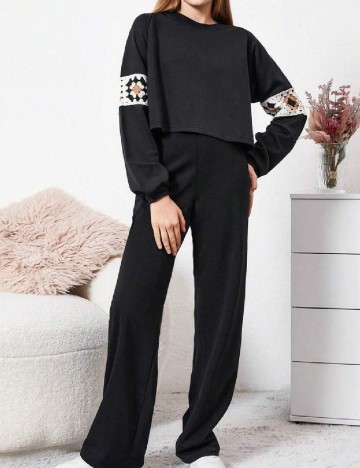 Compleu Shein Kids, negru