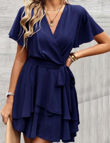 Rochie scurta SHEIN, bleumarin