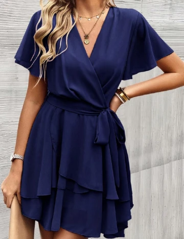 Rochie scurta SHEIN, bleumarin