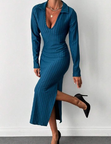 Rochie medie SHEIN, albastru