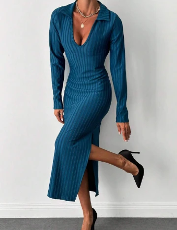 Rochie medie SHEIN, albastru