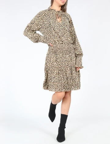 Rochie scurta SHEIN, animal print
