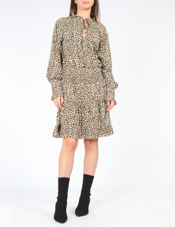 Rochie scurta SHEIN, animal print
