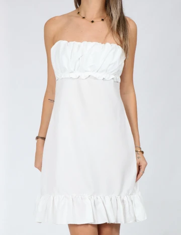Rochie scurta SHEIN, alb