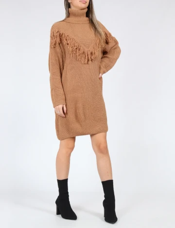 Rochie scurta SHEIN, maro