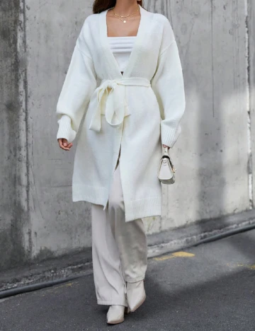 Cardigan SHEIN, alb
