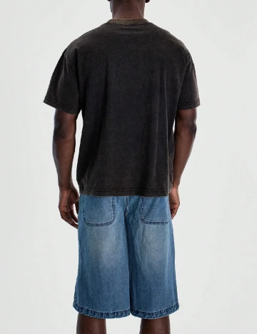 Tricou SHEIN, gri inchis