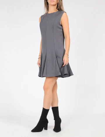 Rochie scurta SHEIN, gri deschis