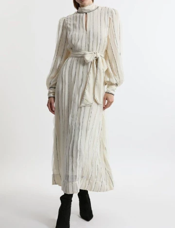 Rochie lunga Karen Millen, ecru