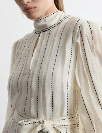 Rochie lunga Karen Millen, ecru