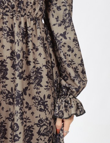 Rochie medie SHEIN, negru/verde