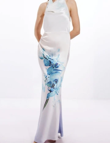 Rochie lunga Karen Millen, mix culori