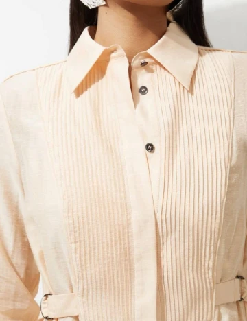 Rochie medie Karen Millen, crem