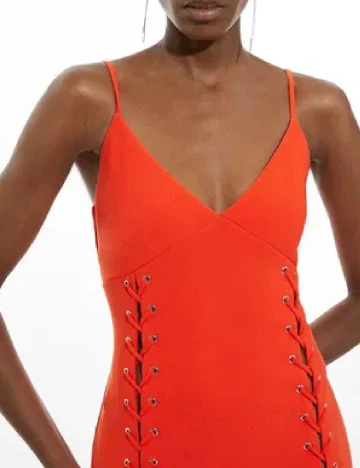 Rochie medie Karen Millen, portocaliu