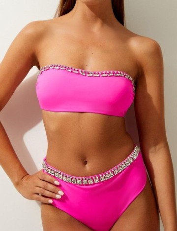 
						Sutien de baie Karen Millen, roz