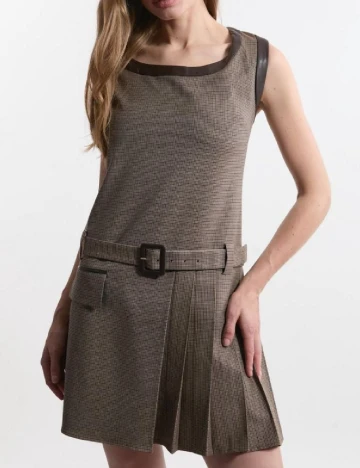 Rochie scurta Karen Millen, maro